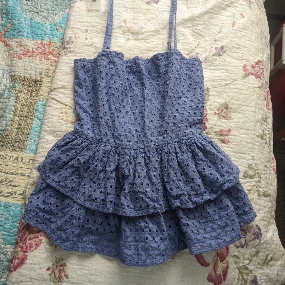 Eyelet tank top